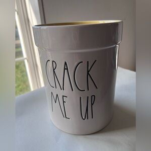 Rae Dunn Crack Me Up Utensil Holder Crock